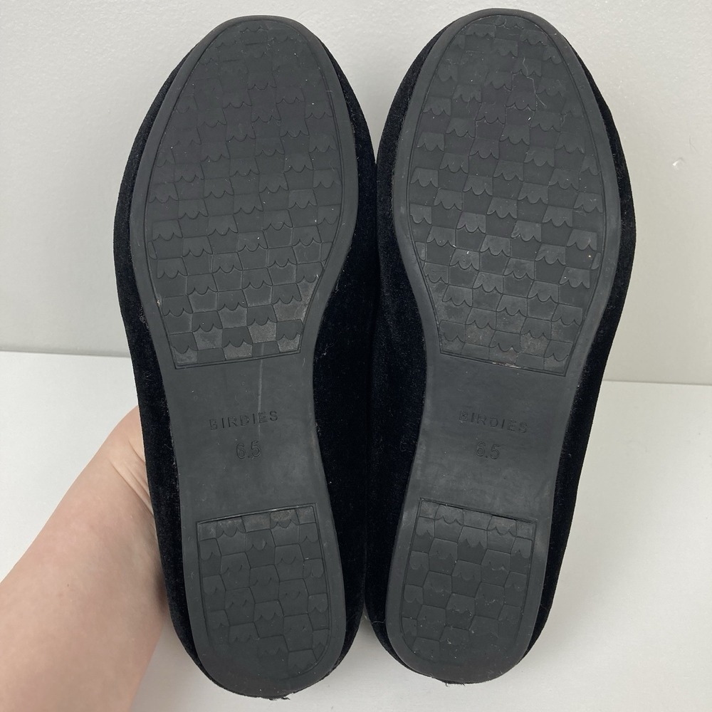 Birdies The Starling Black Velvet Loafers Flats Comfortable Shoes Casual sz 6.5 - Picture 7 of 8